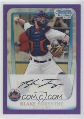 2011 Bowman - Chrome Prospects - Purple Refractor #BCP81 - Blake Forsythe /700