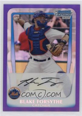 2011 Bowman - Chrome Prospects - Purple Refractor #BCP81 - Blake Forsythe /700