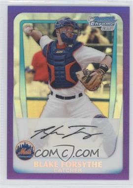 2011 Bowman - Chrome Prospects - Purple Refractor #BCP81 - Blake Forsythe /700