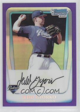 2011 Bowman - Chrome Prospects - Purple Refractor #BCP83 - Jedd Gyorko /700