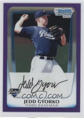 2011 Bowman - Chrome Prospects - Purple Refractor #BCP83 - Jedd Gyorko /700