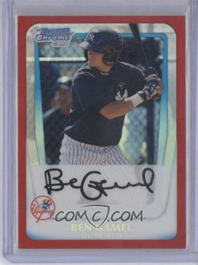 2011 Bowman - Chrome Prospects - Red Refractor #BCP104 - Ben Gamel /5