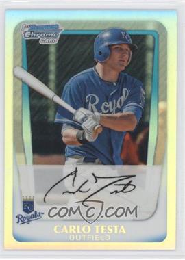 2011 Bowman - Chrome Prospects - Refractor #BCP9 - Carlo Testa /799