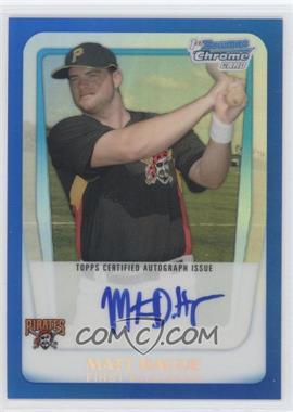 2011 Bowman - Chrome Prospects Autograph - Blue Refractor #BCP84 - Matt Hague /150