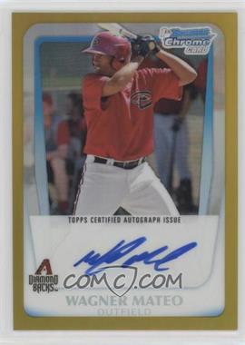 2011 Bowman - Chrome Prospects Autograph - Gold Refractor #BCP88 - Wagner Mateo /50