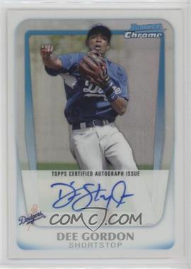 2011 Bowman - Chrome Prospects Autograph - Refractor #BCP80 - Dee Gordon /500