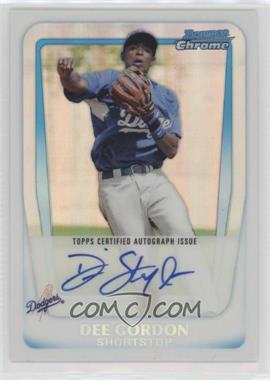 2011 Bowman - Chrome Prospects Autograph - Refractor #BCP80 - Dee Gordon /500