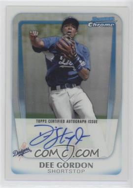 2011 Bowman - Chrome Prospects Autograph - Refractor #BCP80 - Dee Gordon /500