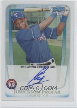 2011 Bowman - Chrome Prospects Autograph - Refractor #BCP82 - Jurickson Profar /500