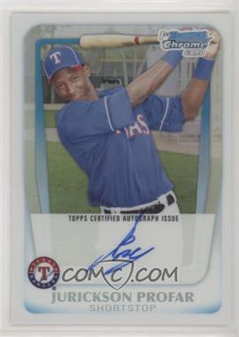 2011 Bowman - Chrome Prospects Autograph - Refractor #BCP82 - Jurickson Profar /500