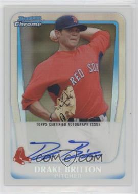 2011 Bowman - Chrome Prospects Autograph - Refractor #BCP94 - Drake Britton /500