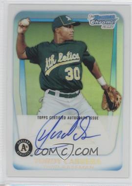 2011 Bowman - Chrome Prospects Autograph - Refractor #BCP97 - Yordy Cabrera /500