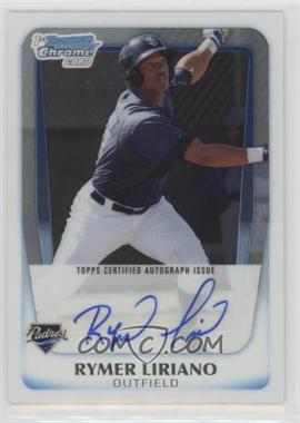 2011 Bowman - Chrome Prospects Autograph #BCP101 - Rymer Liriano