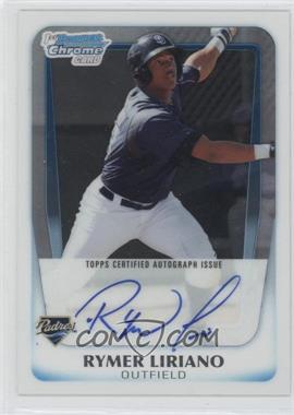 2011 Bowman - Chrome Prospects Autograph #BCP101 - Rymer Liriano