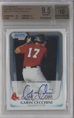 2011 Bowman - Chrome Prospects Autograph #BCP107 - Garin Cecchini [BGS 9.5 GEM MINT]