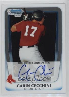 2011 Bowman - Chrome Prospects Autograph #BCP107 - Garin Cecchini