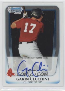 2011 Bowman - Chrome Prospects Autograph #BCP107 - Garin Cecchini