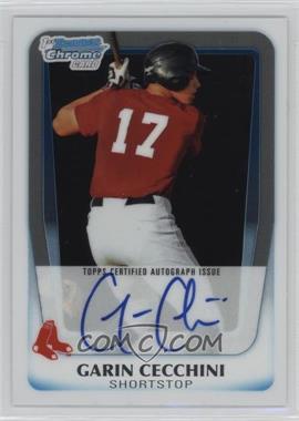 2011 Bowman - Chrome Prospects Autograph #BCP107 - Garin Cecchini