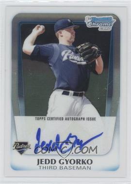 2011 Bowman - Chrome Prospects Autograph #BCP83 - Jedd Gyorko