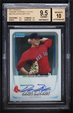 2011 Bowman - Chrome Prospects Autograph #BCP94 - Drake Britton [BGS 9.5 GEM MINT]