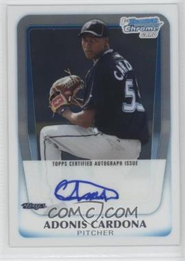 2011 Bowman - Chrome Prospects Autograph #BCP96 - Adonis Cardona