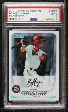 2011 Bowman - Chrome Prospects #BCP1 - Bryce Harper [PSA 9 MINT]