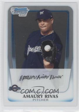 2011 Bowman - Chrome Prospects #BCP27 - Amaury Rivas