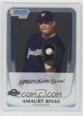 2011 Bowman - Chrome Prospects #BCP27 - Amaury Rivas