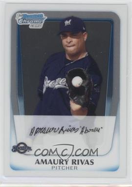 2011 Bowman - Chrome Prospects #BCP27 - Amaury Rivas