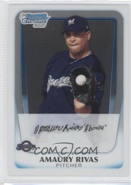 2011 Bowman - Chrome Prospects #BCP27 - Amaury Rivas