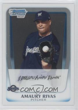 2011 Bowman - Chrome Prospects #BCP27 - Amaury Rivas