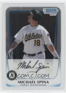 2011 Bowman - Chrome Prospects #BCP30 - Michael Spina