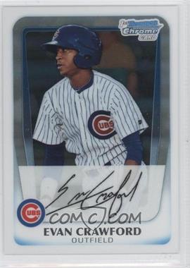 2011 Bowman - Chrome Prospects #BCP71 - Evan Crawford