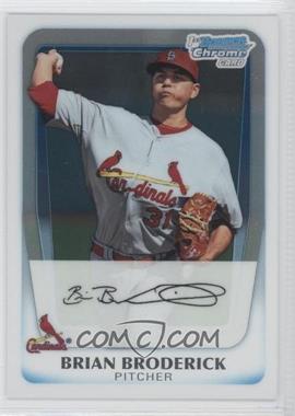 2011 Bowman - Chrome Prospects #BCP75 - Brian Broderick