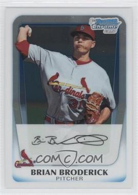 2011 Bowman - Chrome Prospects #BCP75 - Brian Broderick