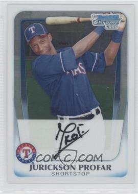 2011 Bowman - Chrome Prospects #BCP82 - Jurickson Profar