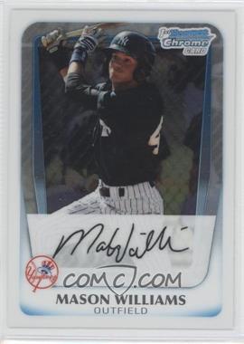 2011 Bowman - Chrome Prospects #BCP85 - Mason Williams