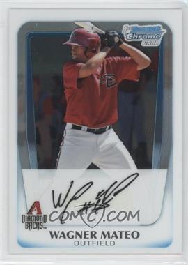 2011 Bowman - Chrome Prospects #BCP88 - Wagner Mateo