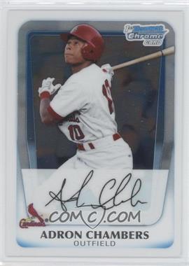2011 Bowman - Chrome Prospects #BCP90 - Adron Chambers