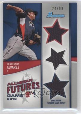 2011 Bowman - Future's Game Triple Relics #FGTR-HA - Henderson Alvarez /99