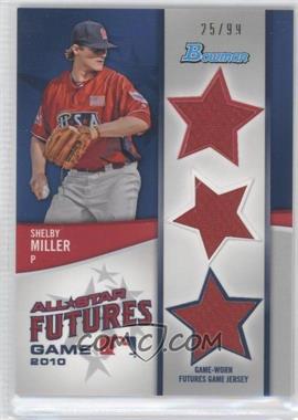 2011 Bowman - Future's Game Triple Relics #FGTR-SM - Shelby Miller /99