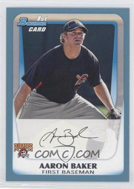 2011 Bowman - Prospects - Blue #BP39 - Aaron Baker /500