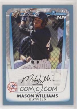 2011 Bowman - Prospects - Blue #BP85 - Mason Williams /500