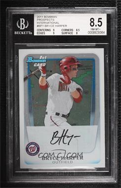 2011 Bowman - Prospects - International #BP1 - Bryce Harper [BGS 8.5 NM‑MT+]