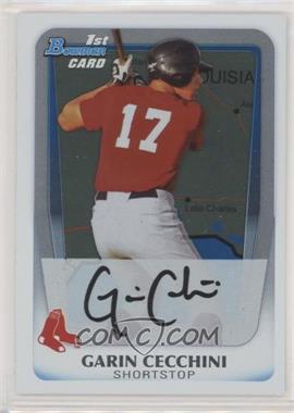 2011 Bowman - Prospects - International #BP107 - Garin Cecchini