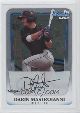 2011 Bowman - Prospects - International #BP109 - Darin Mastroianni