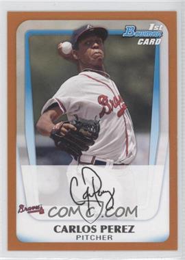 2011 Bowman - Prospects - Orange #BP108 - Carlos Perez /250