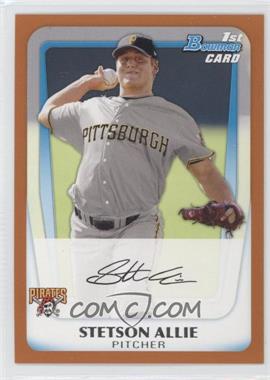 2011 Bowman - Prospects - Orange #BP86 - Stetson Allie /250