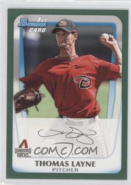 2011 Bowman - Prospects - Retail Green #BP19 - Thomas Layne /450