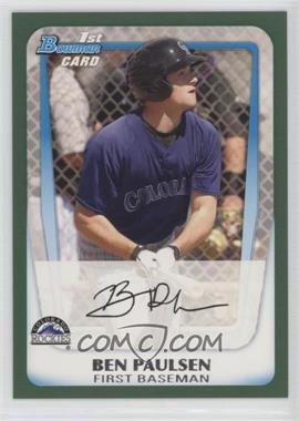 2011 Bowman - Prospects - Retail Green #BP34 - Ben Paulsen /450